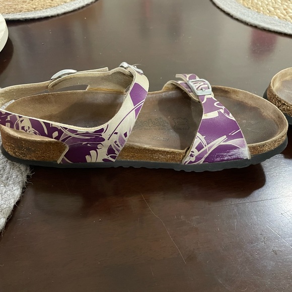 Birkis by Birkenstock 39 250 L8 M6 Womens Size 8 Purple - Picture 6 of 13